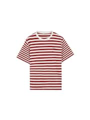 Rojo - Scalpers Mixed Striped T-Shirt - Imagen 4 de 4
