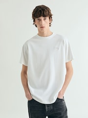 Scalpers White Medium Weight Embroidered T-Shirt - Image 2 of 5