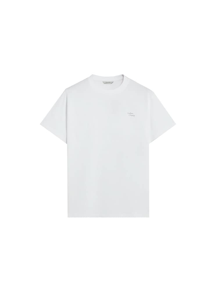 Scalpers White Medium Weight Embroidered T-Shirt - Image 5 of 5 Scalpers White Medium Weight Embroidered T-Shirt - Image 5 of 5