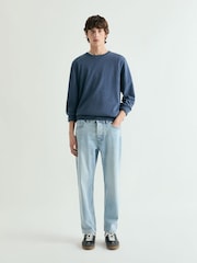 Azul - Scalpers Skull Round Neck Jumpers - Imagen 3 de 5