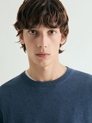 Azul - Scalpers Skull Round Neck Jumpers - Imagen 4 de 5