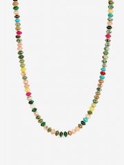 Jon Richard Green Multi Coloured Beaded Necklace - Image 1 of 1