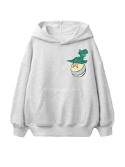 Rags & Rascals Grey Disney Toy Story Rex Dino Hoodie - Image 1 of 3