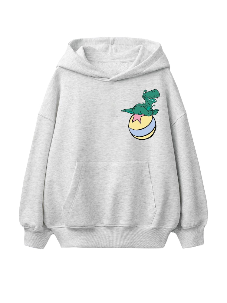 Rags & Rascals Grey Disney Toy Story Rex Dino Hoodie - Image 1 of 3