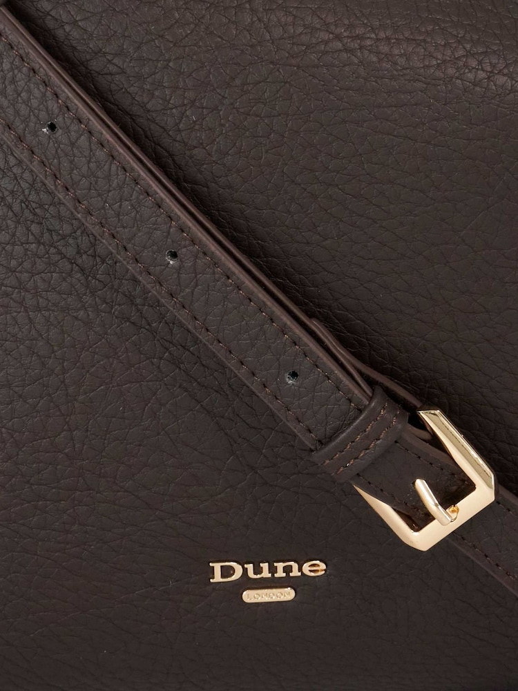 Dune London Brown Declared Large Slouch Shoulder Bag - Image 4 of 4 Dune London Brown Declared Large Slouch Shoulder Bag - Image 4 of 4