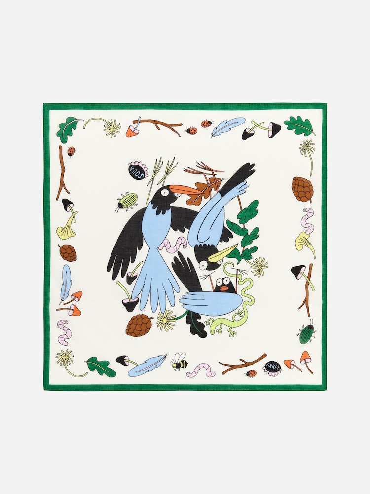 ARKET White Cotton Bandana - Image 1 of 2