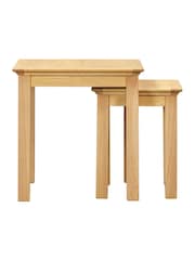 Windward Home Natural Meadow Nest of Tables - Image 3 of 4