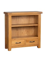 Windward Home Brown Sorrel Low Wide Bookcase - Image 2 of 5