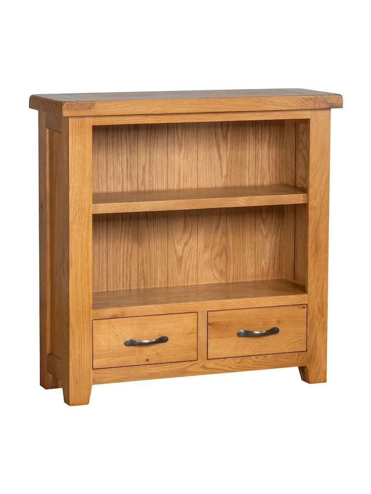 Windward Home Brown Sorrel Low Wide Bookcase - Image 2 of 5