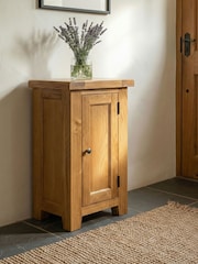 Windward Home Brown Sorrel 1 Door Cabinet - Image 1 of 6