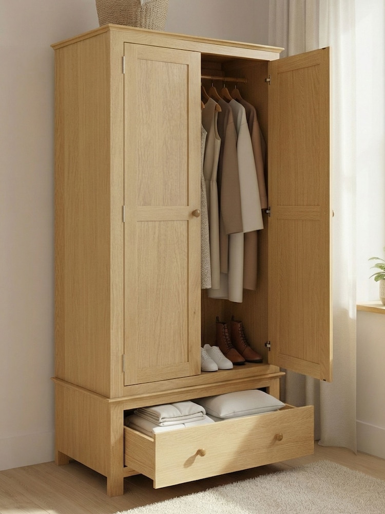 Windward Home Natural Meadow Wardrobe - Image 7 of 7 Windward Home Natural Meadow Wardrobe - Image 7 of 7