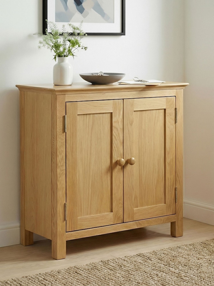 Windward Home Natural Meadow Small 2 Door Cabinet - Image 1 of 6