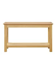 Windward Home Natural Meadow Coffee Table with Shelf - Image 2 of 4