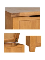 Windward Home Brown Sorrel Blanket Box - Image 4 of 4