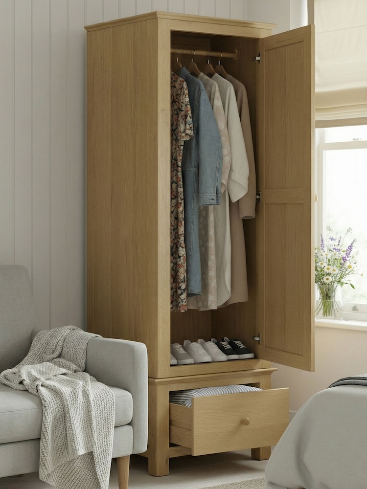 Windward Home Natural Meadow Wardrobe - Image 2 of 8 Windward Home Natural Meadow Wardrobe - Image 2 of 8