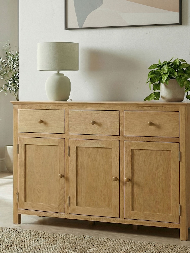 Windward Home Natural Meadow Sideboard with 3 Doors & 3 Drawers - Image 1 of 9