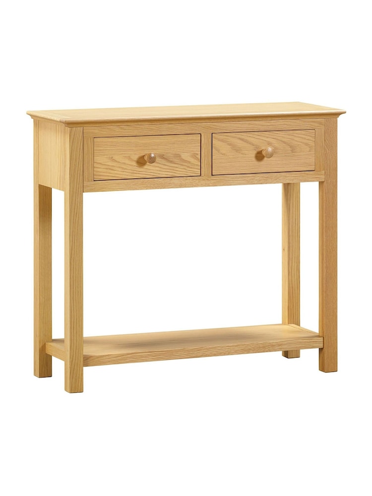 Windward Home Natural Meadow Console Table with 2 Drawers - Image 2 of 8