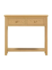 Windward Home Natural Meadow Console Table with 2 Drawers - Image 3 of 8