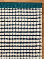 Buy MADE.COM Blue Mac Bobble Wool Rug from the Next UK online shop