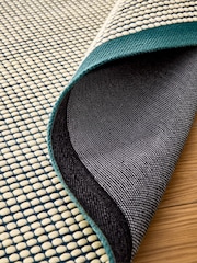Buy MADE.COM Blue Mac Bobble Wool Rug from the Next UK online shop