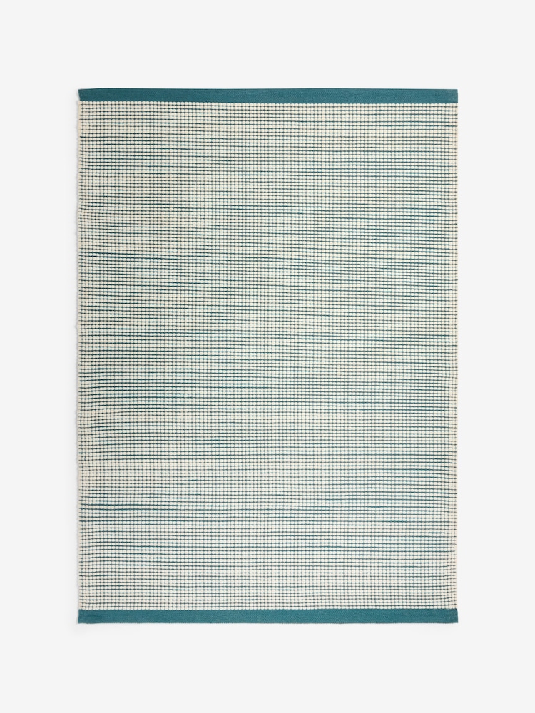 Buy MADE.COM Blue Mac Bobble Wool Rug from the Next UK online shop