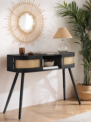 Birlea Black Noah Console Table - Image 1 of 8
