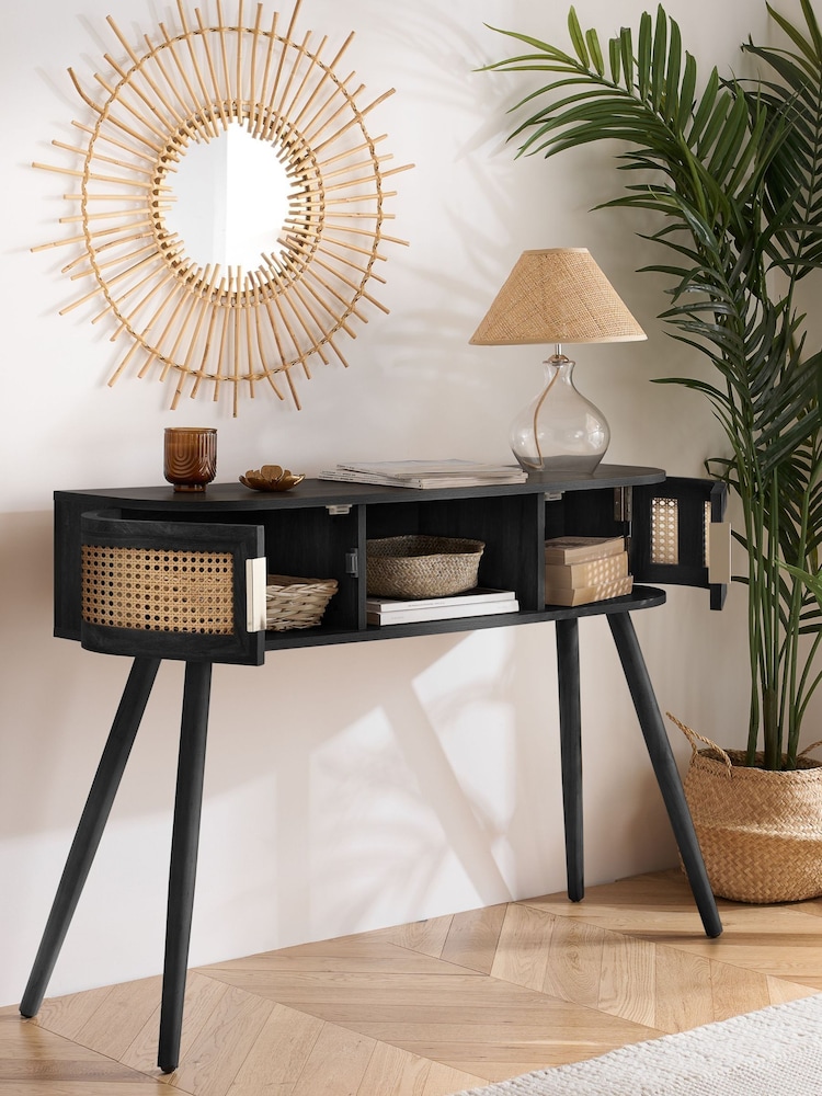 Birlea Black Noah Console Table - Image 2 of 8
