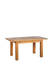 Windward Home Brown Sorrel Small Extending 46 Seater Dining Table With 1 Leaf - Image 2 of 6
