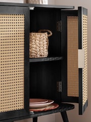 Birlea Black Noah 3 Door Sideboard - Image 3 of 9