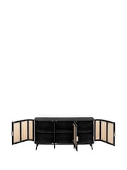 Birlea Black Noah 3 Door Sideboard - Image 8 of 9