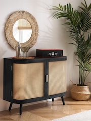 Birlea Black Noah 2 Door Sideboard - Image 1 of 9