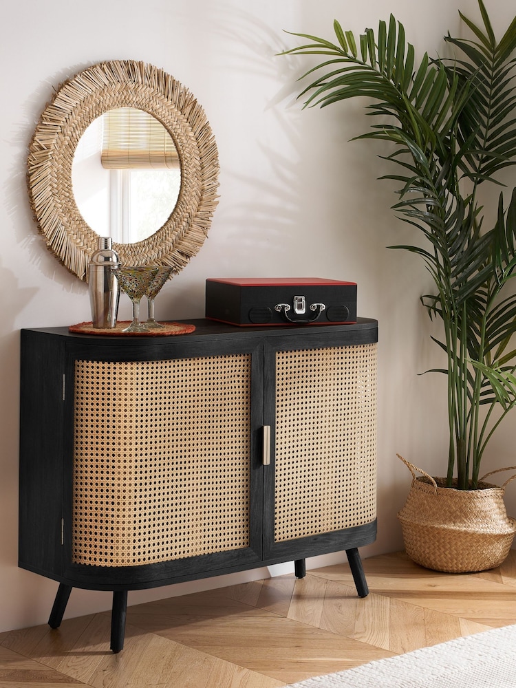 Birlea Black Noah 2 Door Sideboard - Image 1 of 9