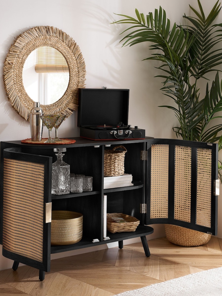 Birlea Black Noah 2 Door Sideboard - Image 2 of 9