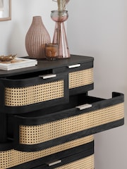 Birlea Black Noah 5 Drawer Chest - Image 2 of 8