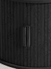 Birlea Black Axel Round Storage Coffee Table - Image 4 of 7