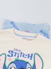 Vanilla Underground White Disney Lilo & Stich Sweatshirt and Joggers Set - Image 3 of 6