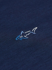 Greg Norman Blue Men's Freedom Performance Pullover Half Zip Golf Mid Layer Fleece - Image 4 of 4