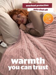Silentnight Blush Luxury 9-Heat Setting Heated Throw - Image 5 of 9