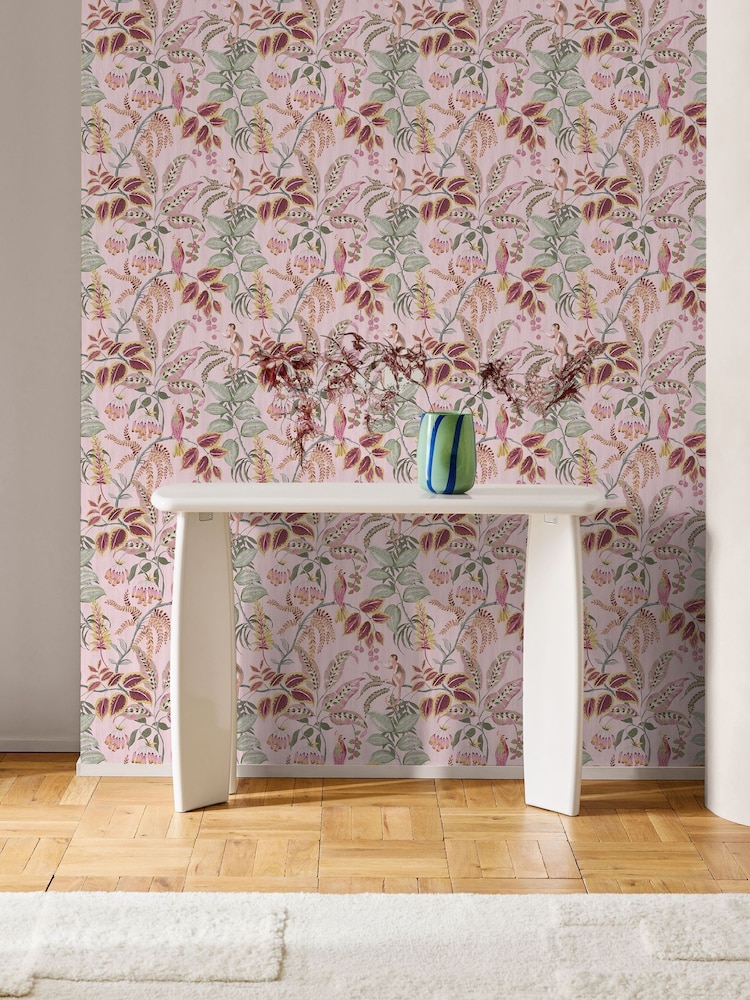 Pink Tropical Wonder A4 Wallpaper Sample - Image 1 of 5