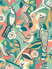 Ohpopsi Blushed Mint Forest Chorus Wallpaper A4 Sample - Image 1 of 2