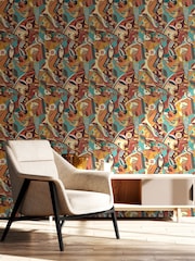 Ohpopsi Copperlight Forest Chorus Wallpaper A4 Sample - Image 2 of 2