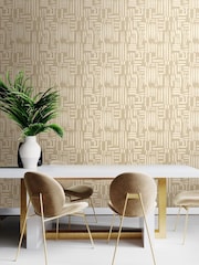 Ohpopsi DRIFTWOOD Interlace Wallpaper A4 Sample - Image 2 of 2