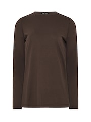 Long Tall Sally Brown 2 in 1 T-Shirt - Image 5 of 5