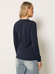 Long Tall Sally Blue 2 in 1 T-Shirt - Image 2 of 5
