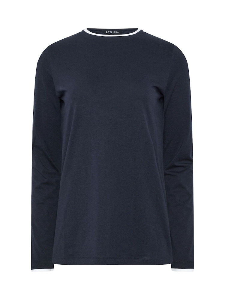 Long Tall Sally Blue 2 in 1 T-Shirt - Image 5 of 5