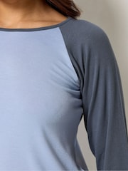PixieGirl Blue 3/4 Sleeve Raglan T-Shirt - Image 4 of 5