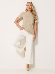 Long Tall Sally Natural Faux Layer T-Shirt - Image 3 of 5