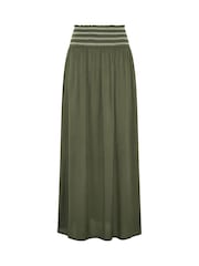 Long Tall Sally Green Embroidered Waist Maxi Skirt - Image 5 of 5