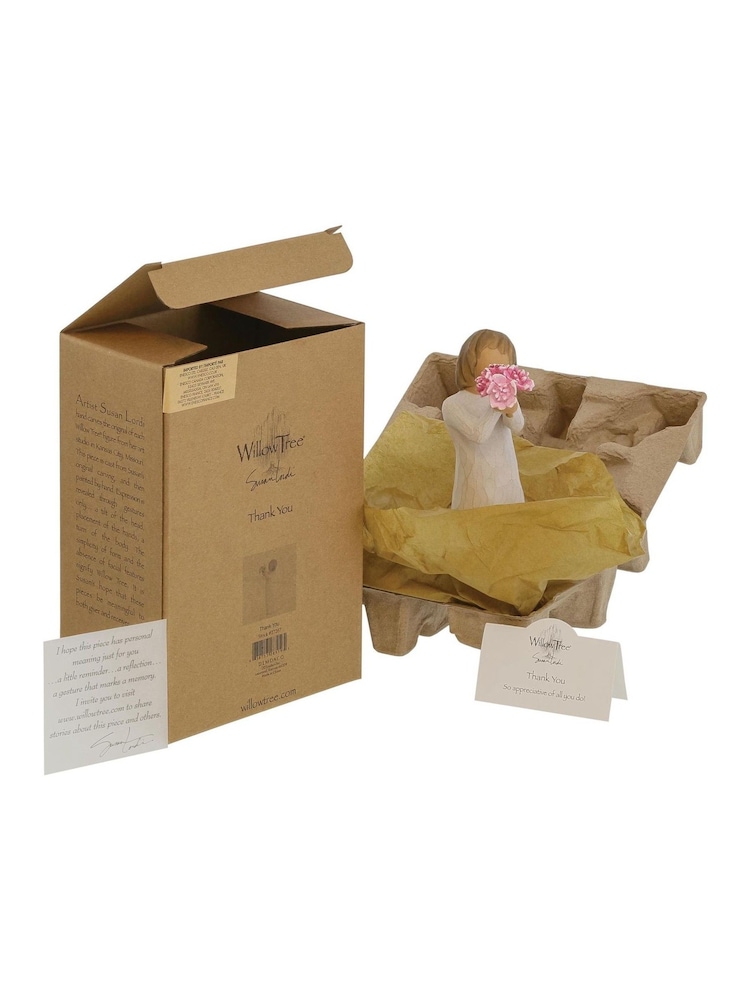 Willow Tree Off White THANK YOU Figurine Gift Set - Image 5 of 5 Willow Tree Off White THANK YOU Figurine Gift Set - Image 5 of 5