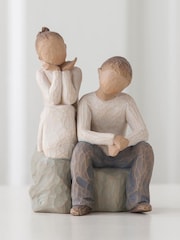 Willow Tree Off White Brother And Sister Figurine - Image 1 of 5